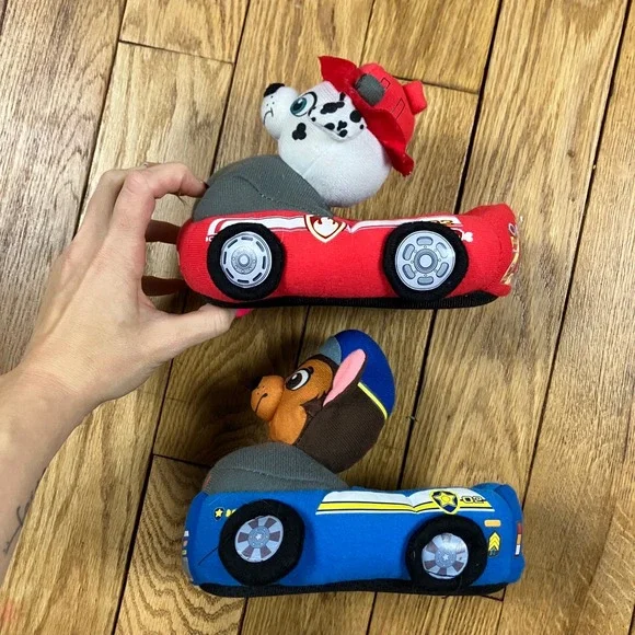 Kids Paw Patrol Marshall Chase Character Slippers‎ 9/10 Red Blue - Picture 2 of 5